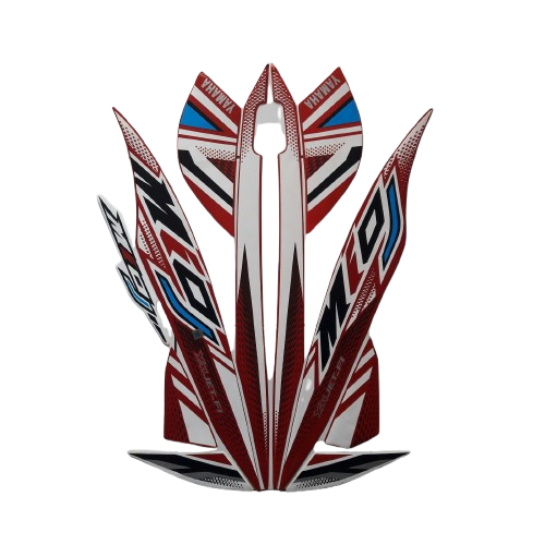 Striping Mio J Tahun 2012 | Cutting Sticker Motor | Warna Tajam Tidak Mudah Pudar