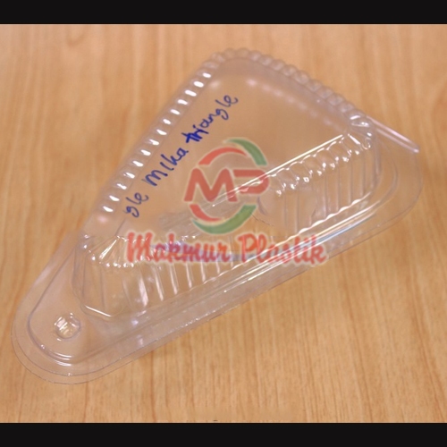 MIKA BOX TRIANGLE / MIKA SEGITIGA BENING TRANSPARAN / MIKA SLICE CAKE / MIKA KUE POTONG