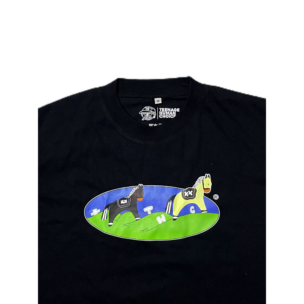 Kaos " Horses Club " THC Reguler Cutting Combed 20s