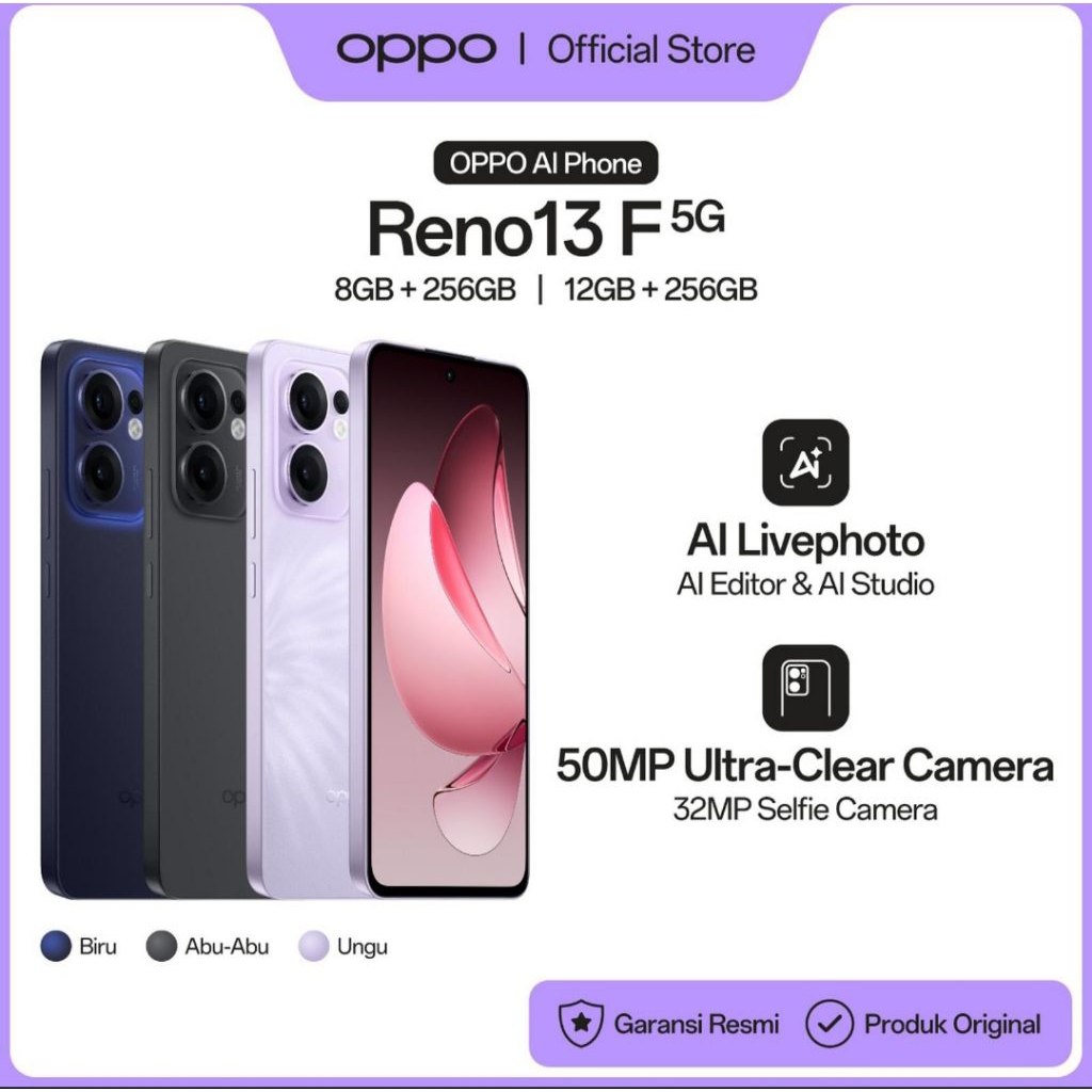 OPPO RENO 13F 5G (8GB+8GB/256GB)