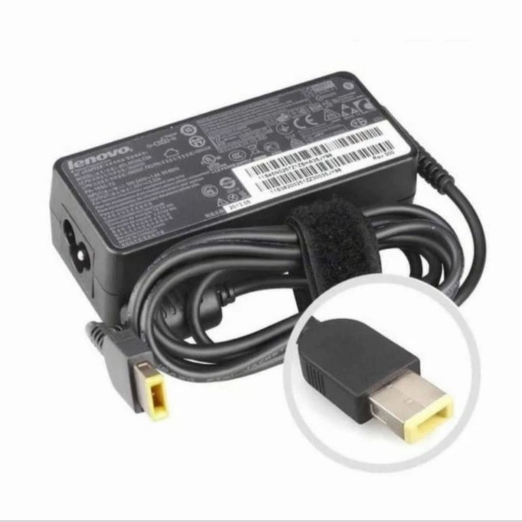 adaptor charger laptop Lenovo USB kotak 65 watt