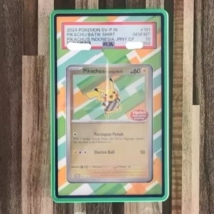 Pikachu Batik Holo PSA 10