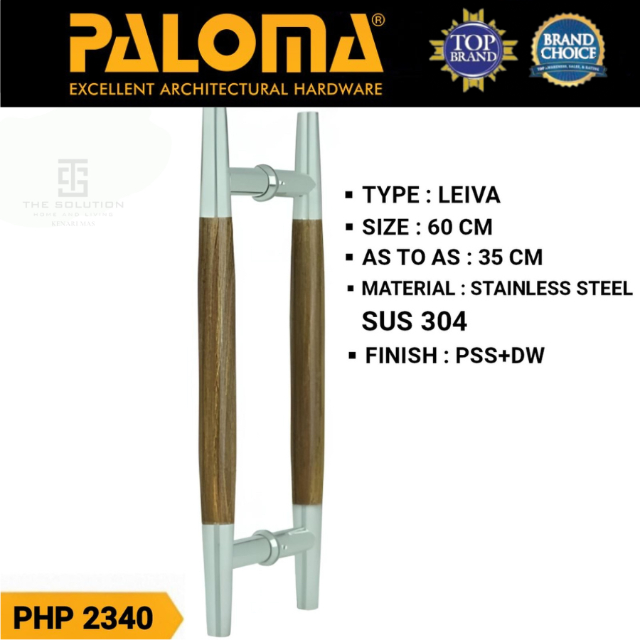 PALOMA PHP 2340 Pull Handle Tarikan Gagang Pintu 60CM Stainless SUS 304