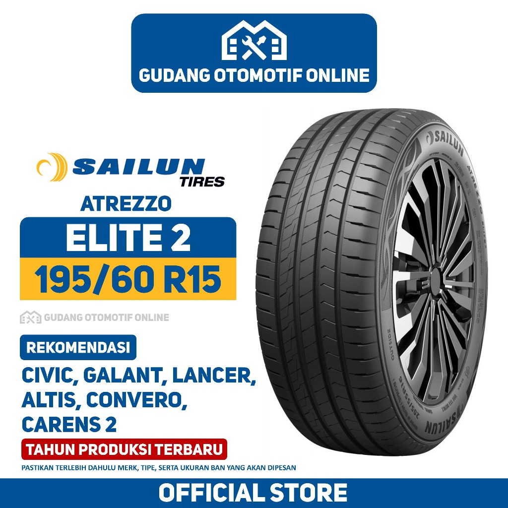 Ban Sailun Atrezzo Elite 2 195/60 R15 Ban Mobil Civic Confero Lancer Galant Altis Carens 2