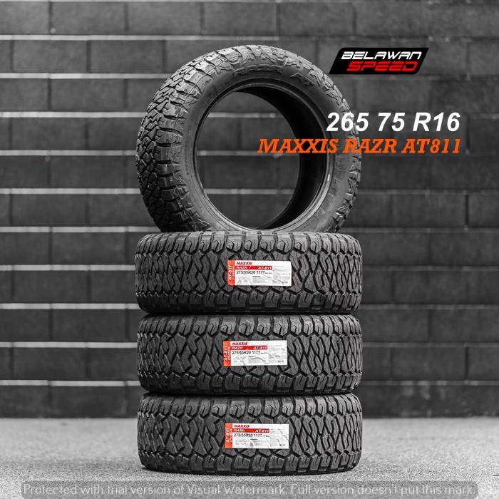 Ban Maxxis Razr AT811 ukuran 265 75 R16 / Ban AT 265 75 Ring 16-SIAP KIRIM