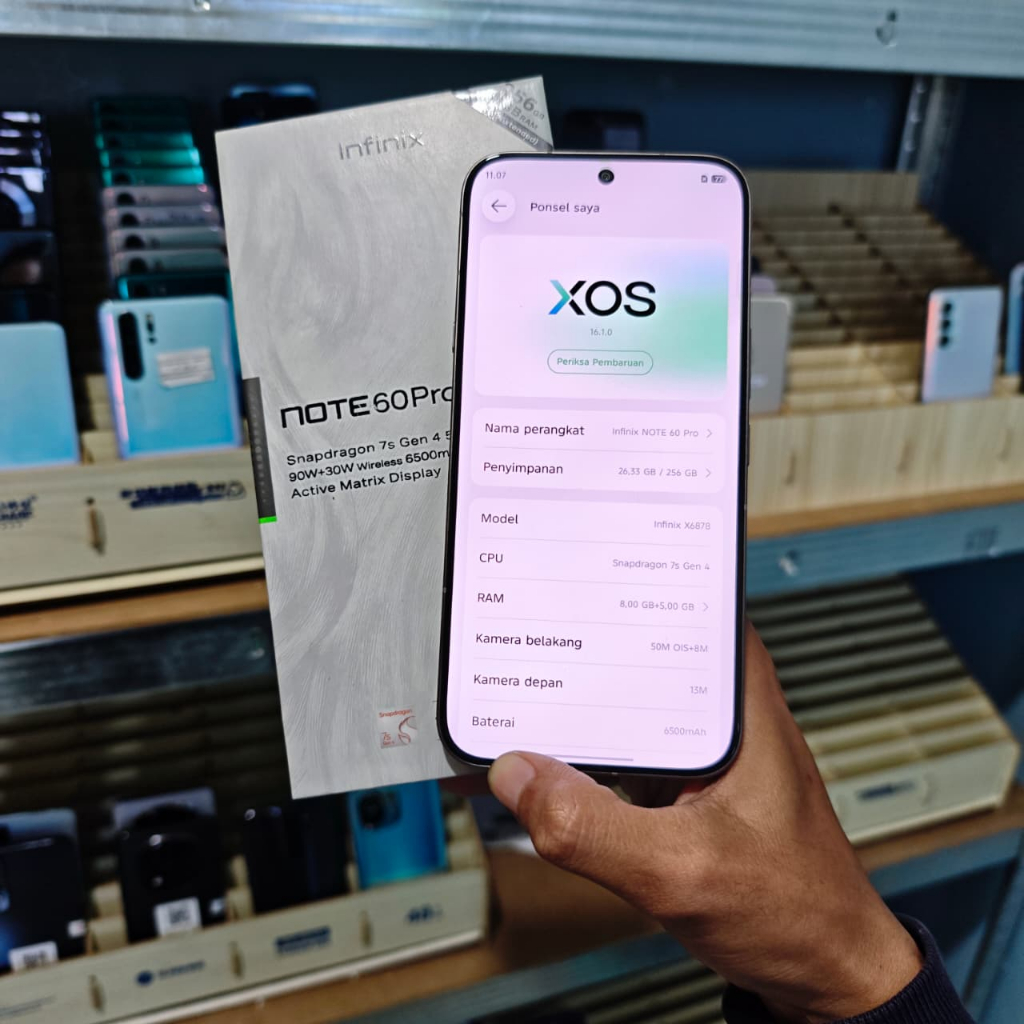 INFINIX NOTE 60 PRO SECOND 8/256GB &12/256GB ORIGINAL GARANSI RESMI