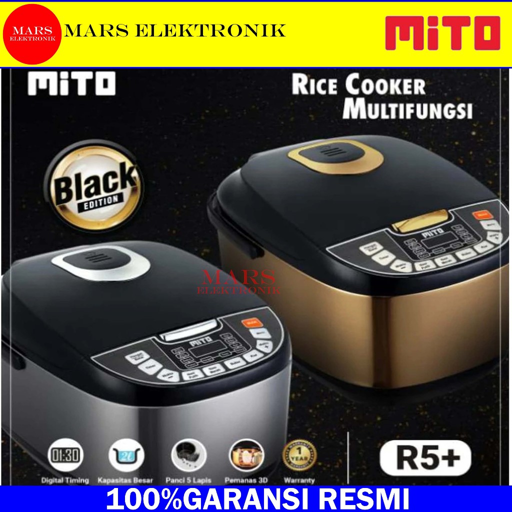 [ COD READY ] RICE COOKER DIGITAL MITO - R5 - PENANAK NASI - MITO - RICE COOKER DIGITAL R5 - RICE CO