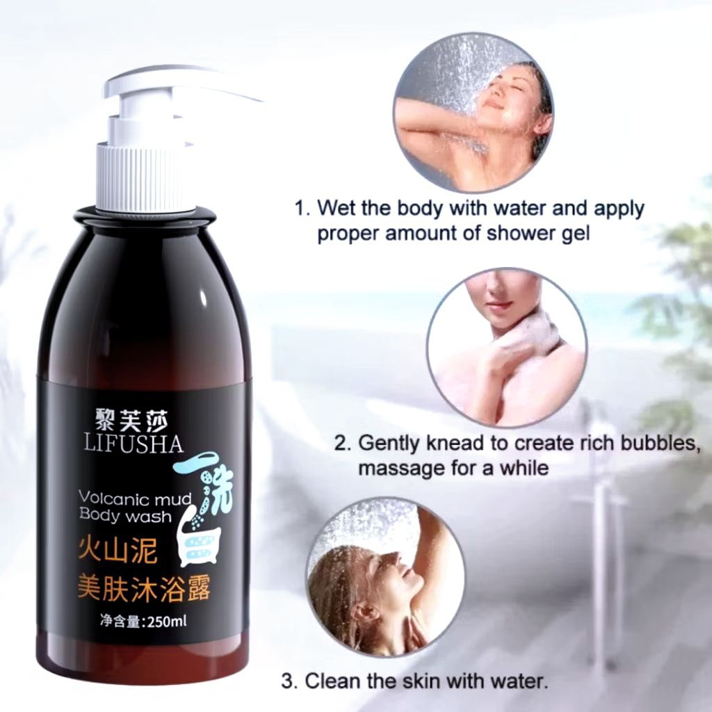 Lifusha Volcanic Mud Body Wash