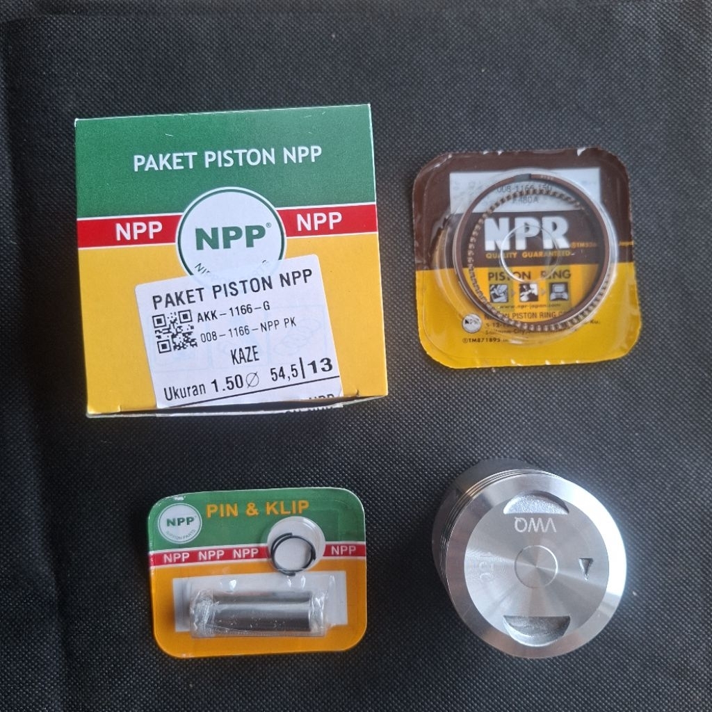 Piston Kit Ring Seher NPP. KAZE. STD 50 100 150 200