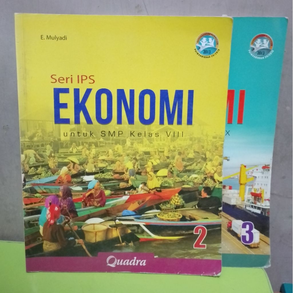 SERI IPS EKONOMI UNTUK SMP KELAS 8, 9 PENERBIT QUADRA
