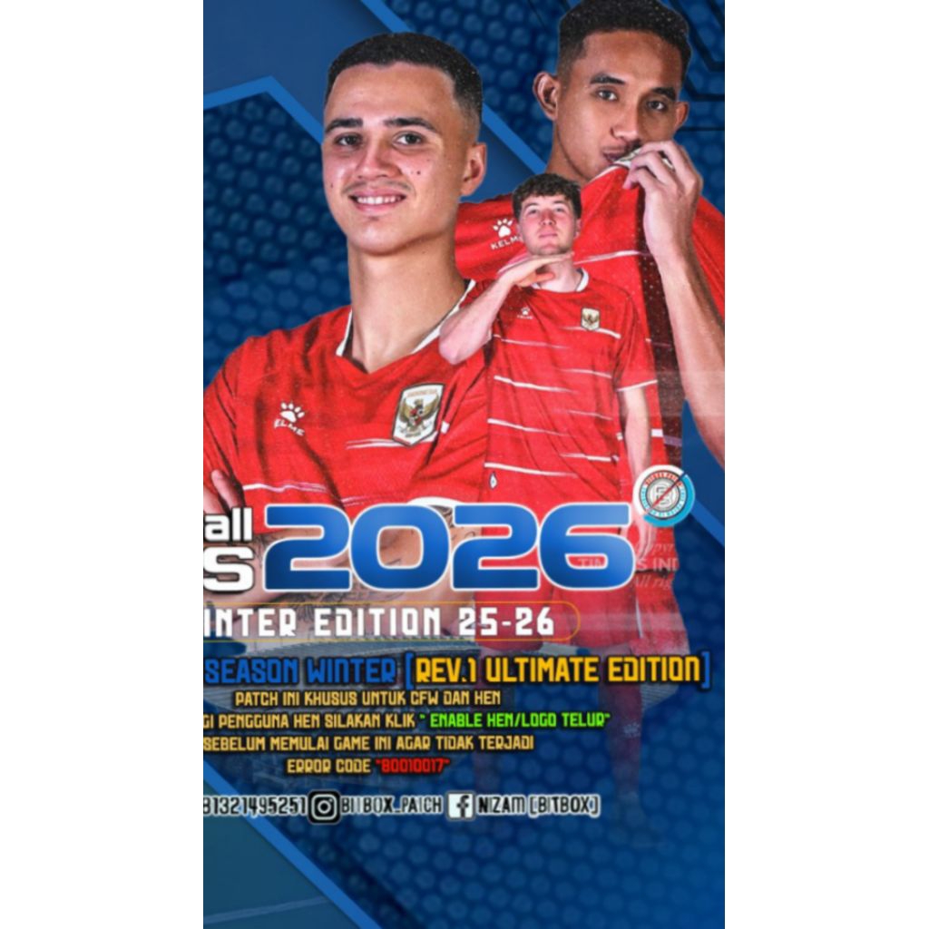 Pes Gembox season winter rev1 2026 ps3