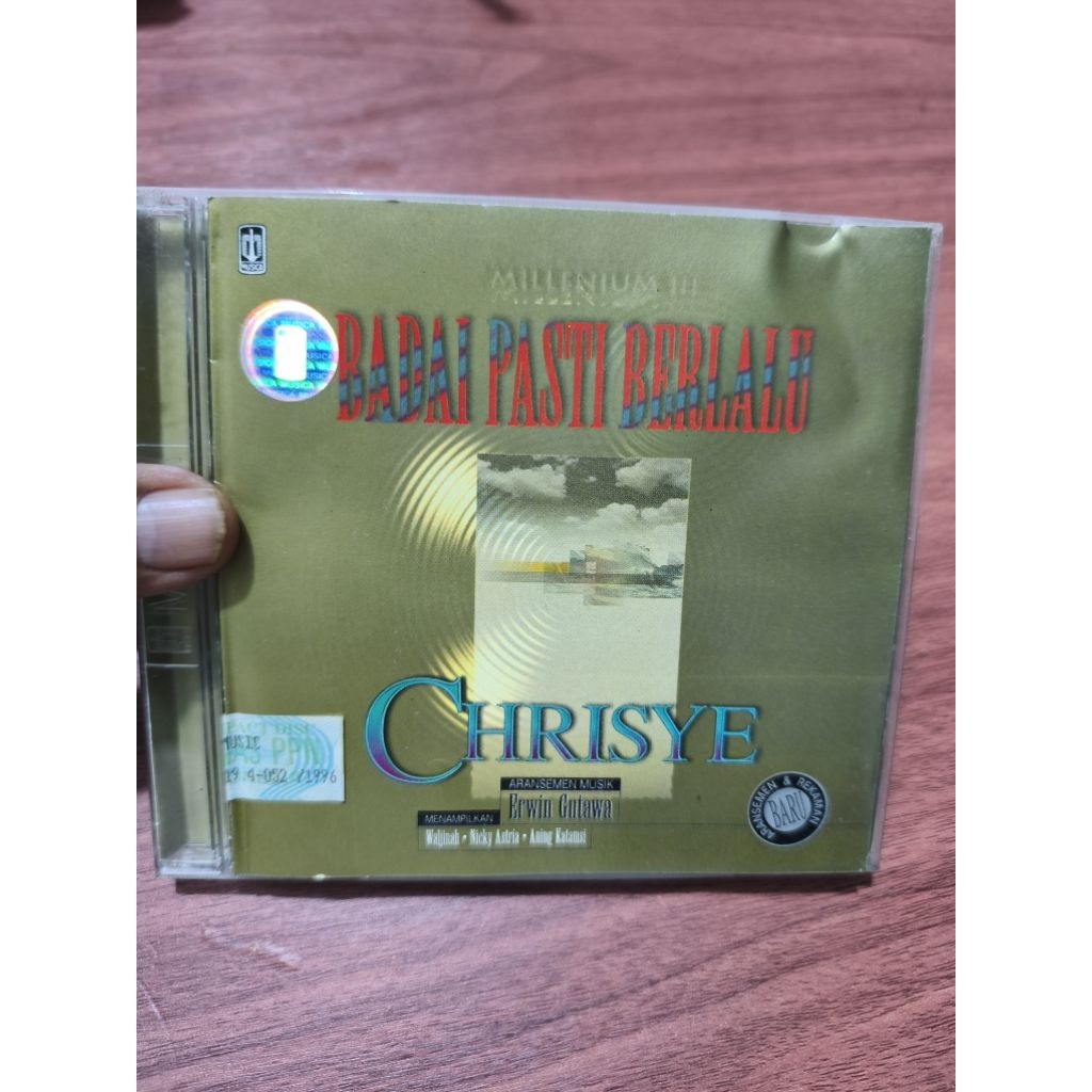 CD Musik CHRISYE Badai Pasti Berlalu