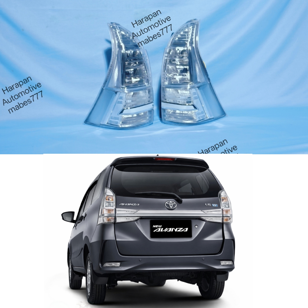 Stop Lamp All New Avanza dan Xenia Tahun 2019 S/D Tahun 2021 model Clear / Bening / Albino (Variasi/