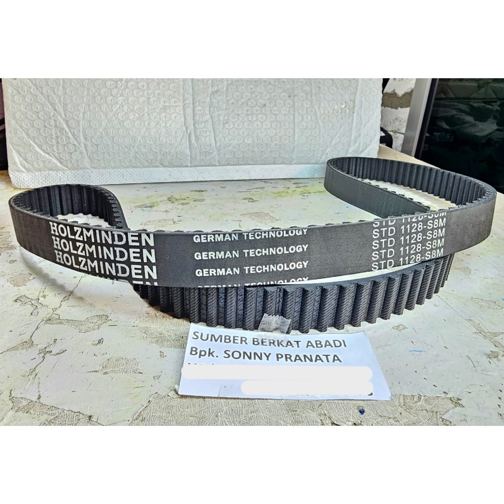 HOLZMINDEN STD 1128-S8M RIBBED V-BELT STD 1128 S8M FAN BELT STD 1128S8M BELT STD1128S8M STD-1128-S8M
