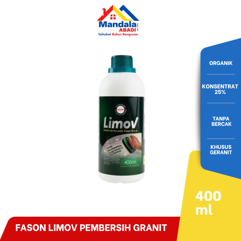 Fason Limov 400ML Pembersih Granit Pembersih Keramik Organik - 400 ML