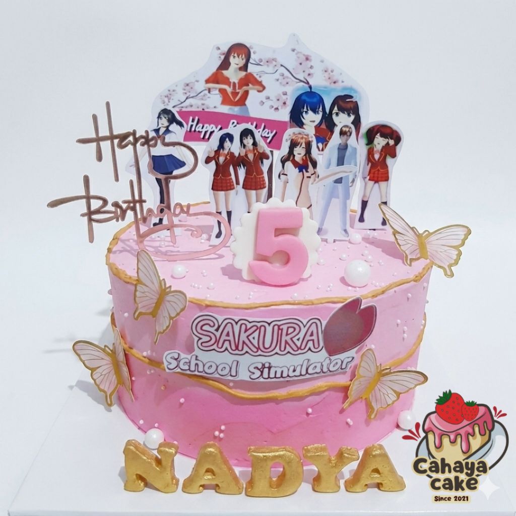 Sakura School Simulator Cake / Kue Ultah Sakura Simulator / Sakura Cake