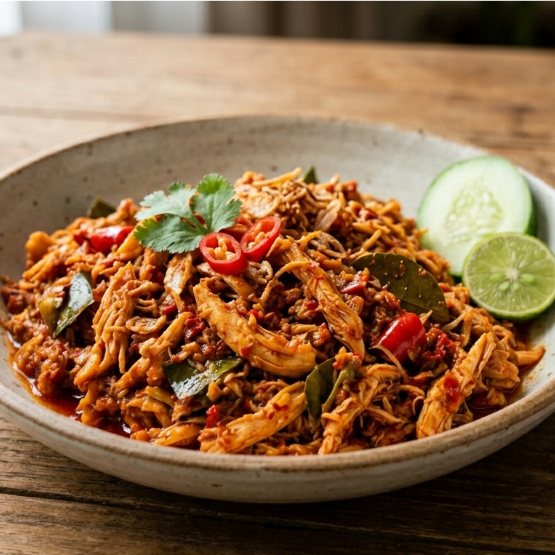 CR Ayam Suwir Pedas Si Jago Merah 250 Gr