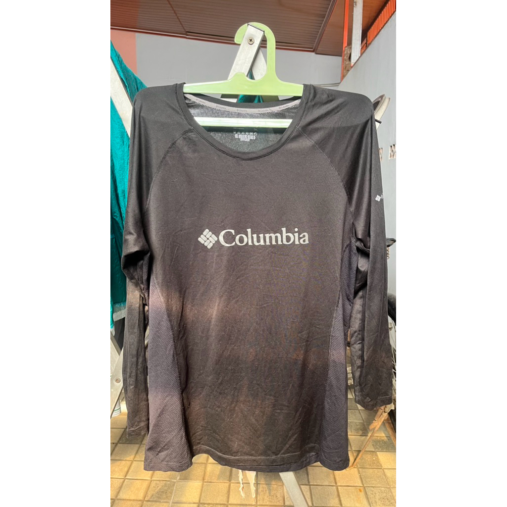 baselayer columbia omniheat omni-heat size 2xl warna hitam