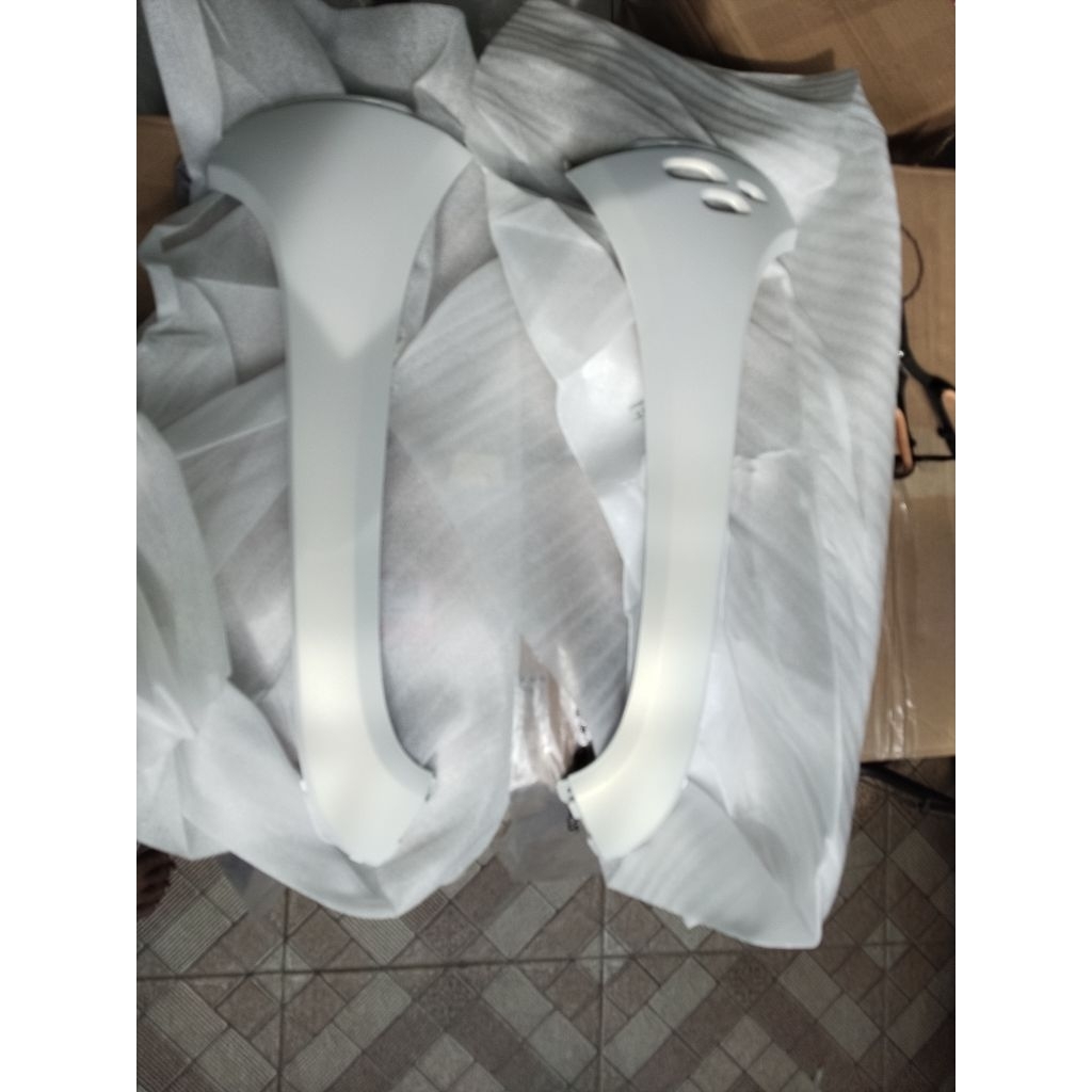 sayap / dek samping kiri &kanan scoopy 2021-2024 putih doff original