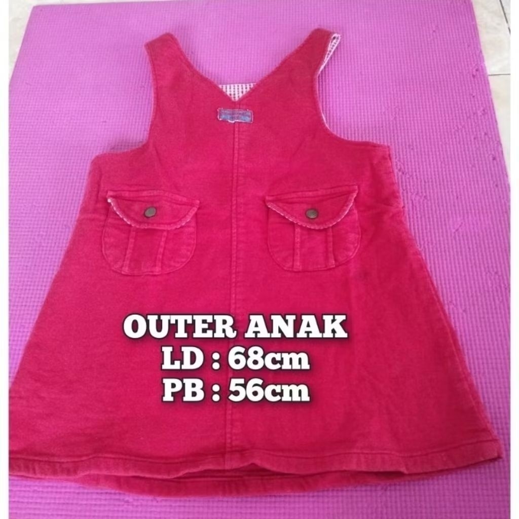 BAJU MONYET JEANS ANAK PL / BAJU MONYET ANAK / OUTWEAR ANAK / OUTER ANAK / JUMPSUIT/ OVERAL