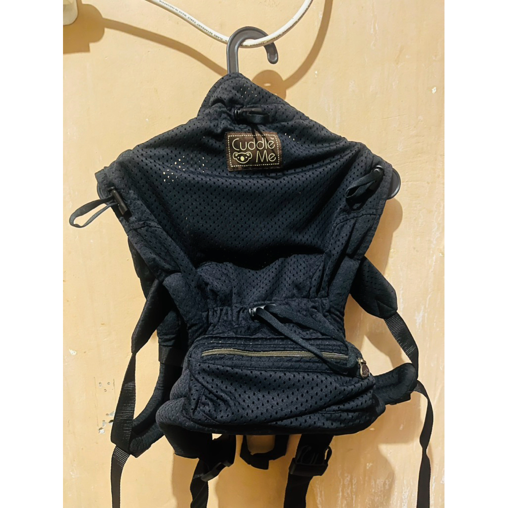 preloved cuddlme levana air black gendongan mshape