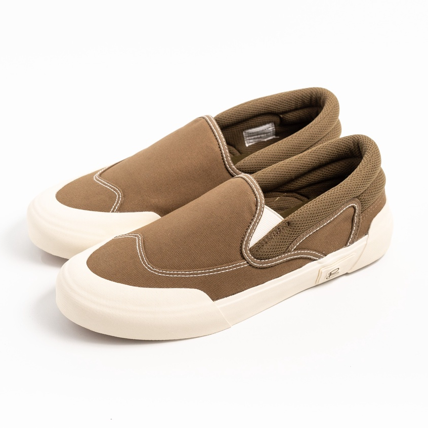 Sepatu Patrobas Cloud Slip On Olive - Sepatu Slip On Canvas Pria/Wanita Patrobas Original