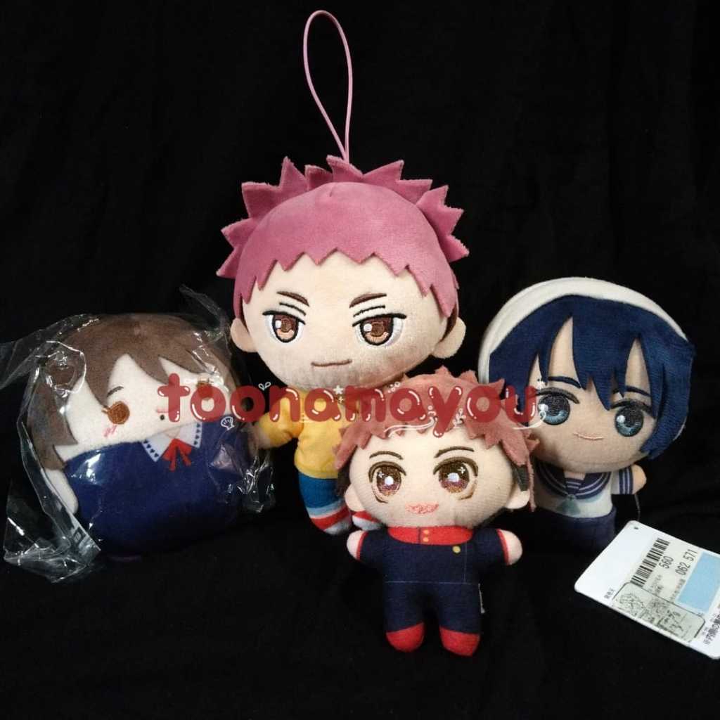 Itadori Yuuji Inumaki Toge Orimoto Rika Riko Amanai Jujutsu Kaisen 0 Ballchain Fuwa Kororin Chibigur