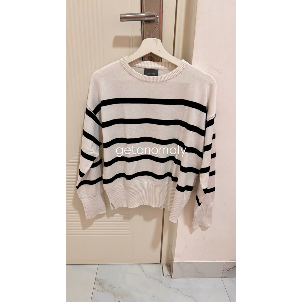 This is April Stripes Sweater