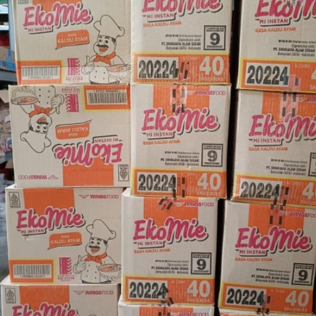 Eko Mie rasa kaldu ayam 1 Kardus isi 40 bks - Mie instan eko mie kaldu ayam