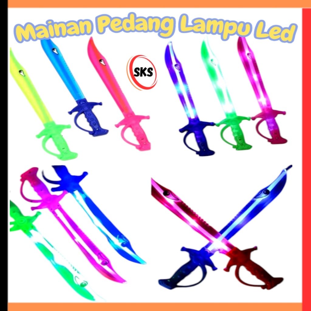 (SKS)Mainan Anak Pedang Lampu Led / Mainan Anak Lampu Stick