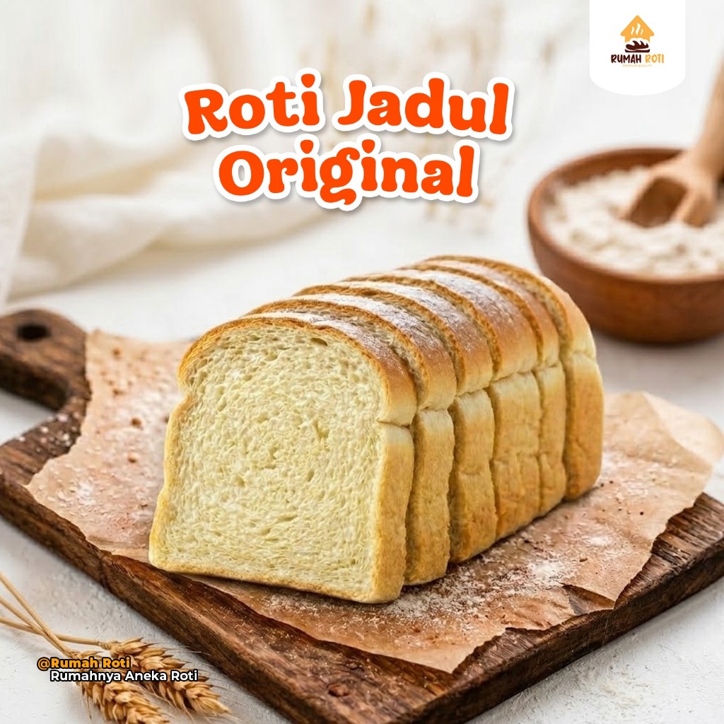 Roti Tawar Jadul Original 8 Potong - Roti Homemade