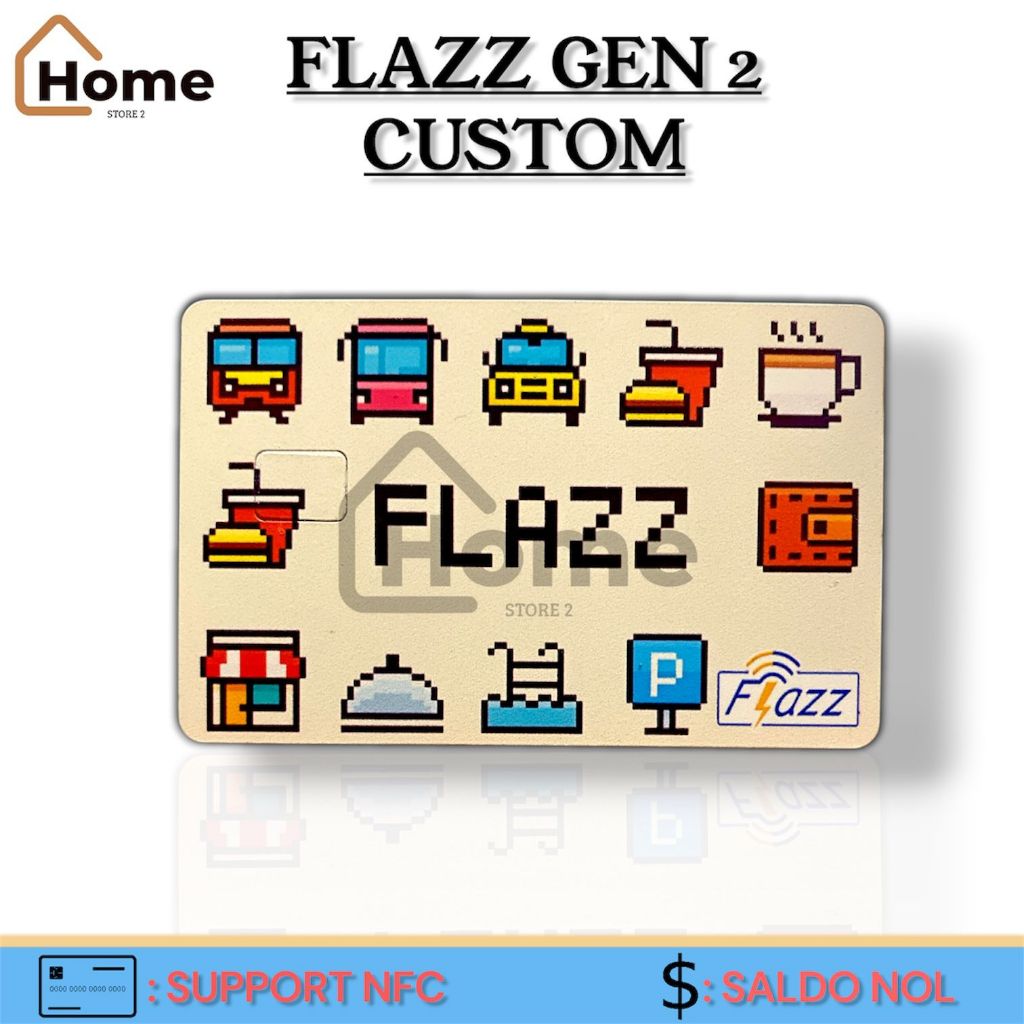 KARTU ETOLL FLAZZ BCA GEN 2 CUSTOM UV - LOGO FLAZZ