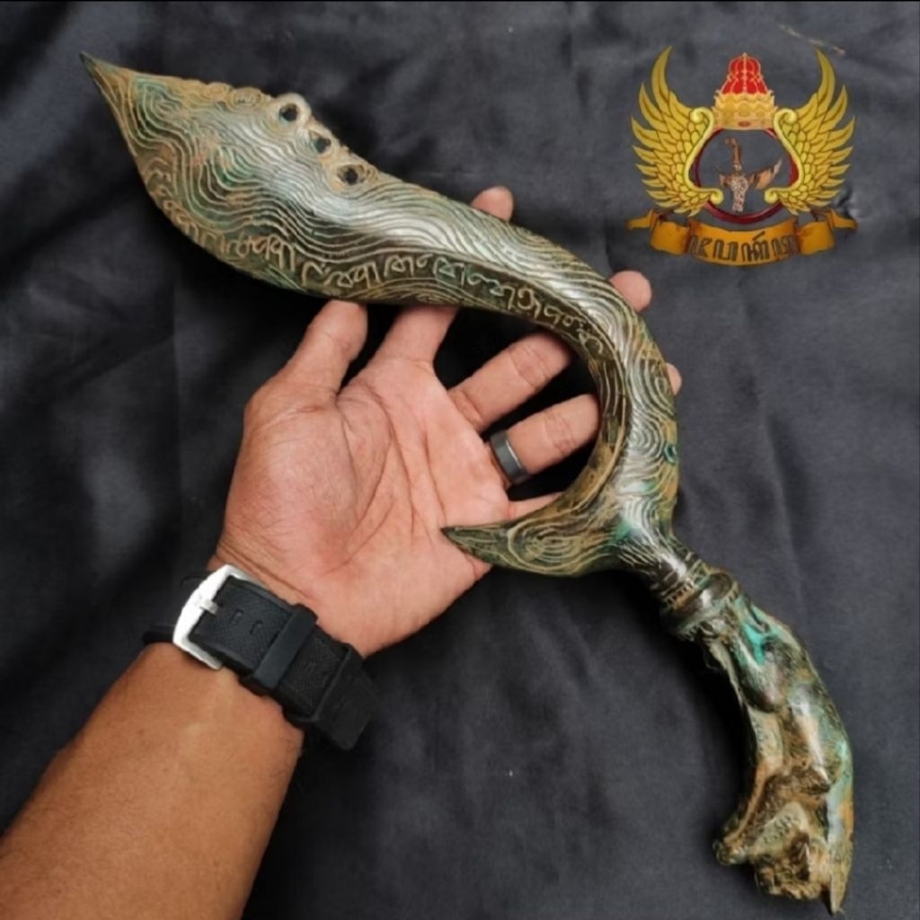 Koleksi Patung Kjang Maung Bodas Siliwangi Bahan Full Kuningan