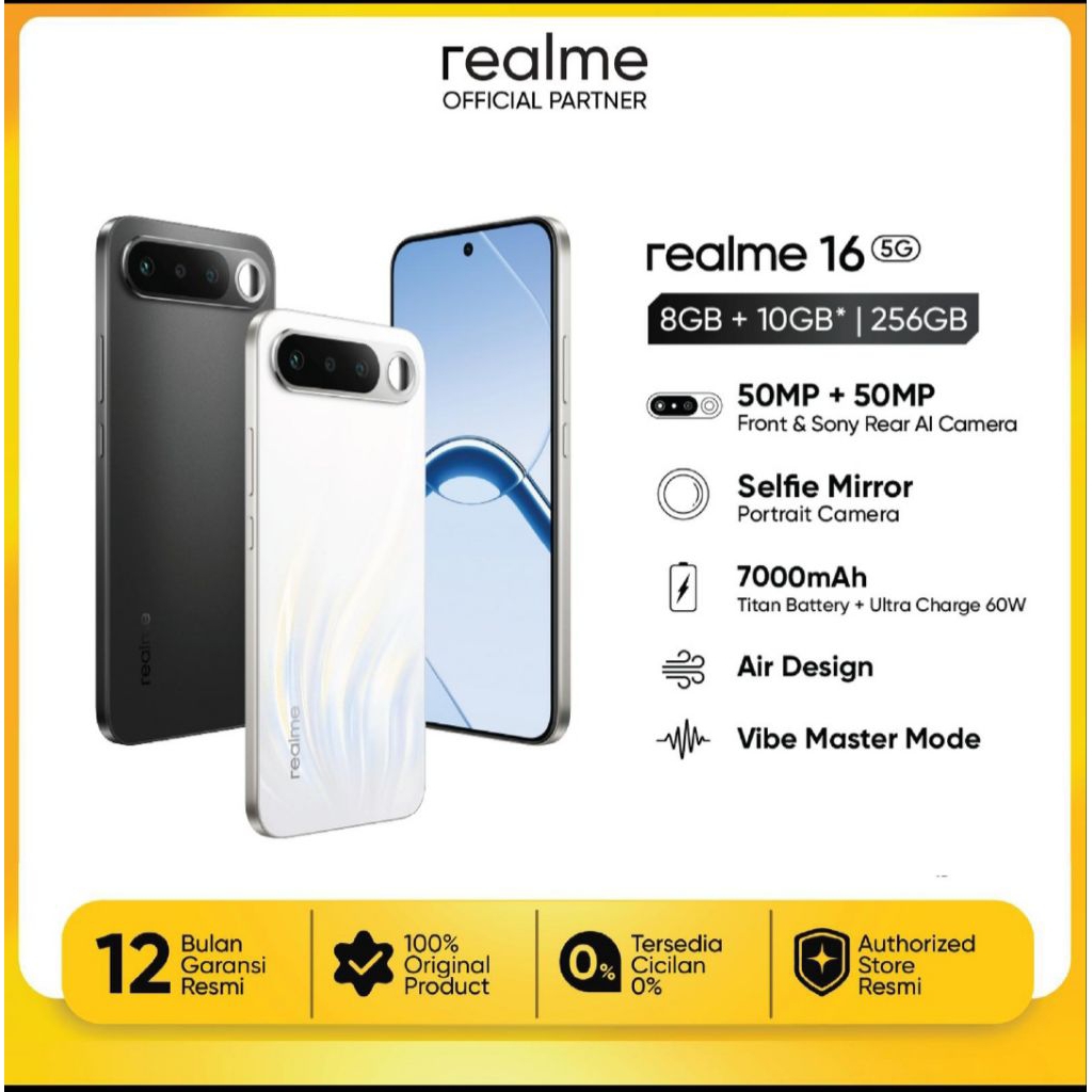 REALME 16 5G (8GB+10GB/256GB)