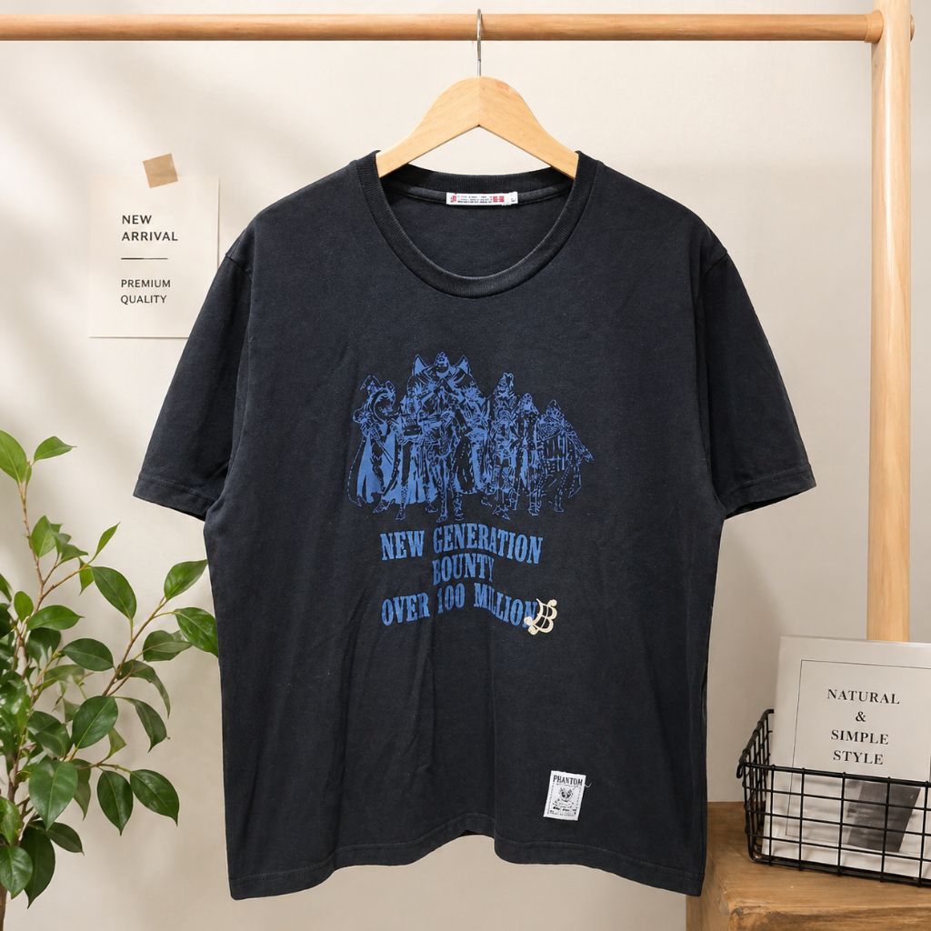 Kaos uniqlo anime one piece new generation second original