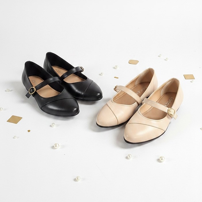 Luccy BL02 Sepatu Balet Wanita Sepatu Flatshoes Wanita Jumbo Size 41 42 43 44