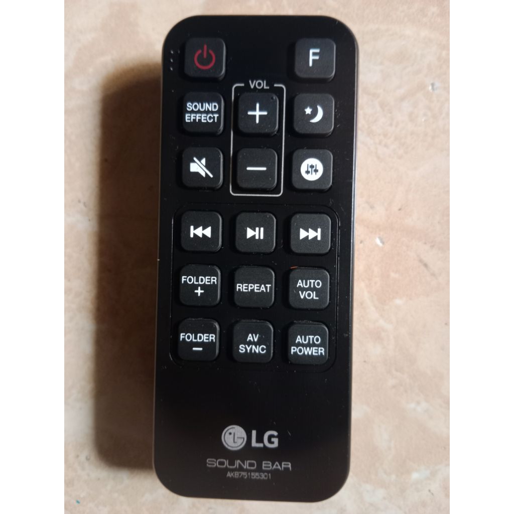 remot soundbar LG original