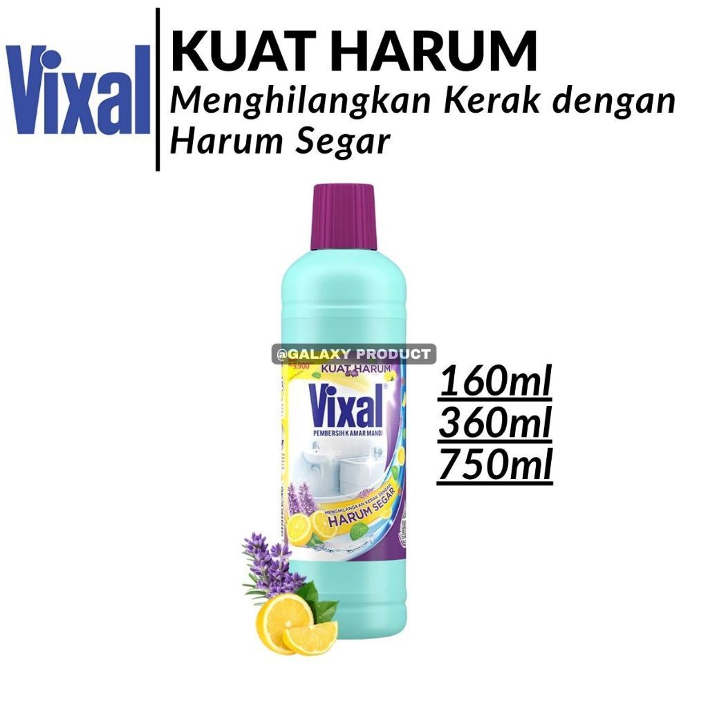 Vixal Pembersih Porselen Kamar Mandi Kuat Harum / Vixal Pembersih Kerak