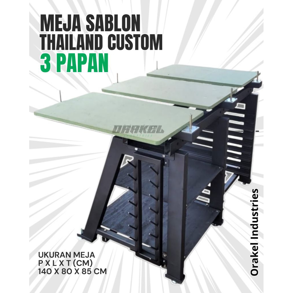 MEJA SABLON THAILAND 3 PAPAN CUSTOM
