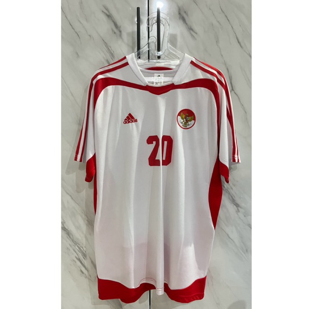 Jersey retro timnas indonesia 2004 Bambang20