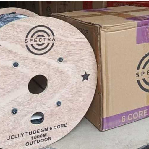Spectra Fiber Optik Tube Jelly 2 Core 4 Core 8 Core 12 Core 3 Sling FO Jelly Tube Outdoor 1000 Meter