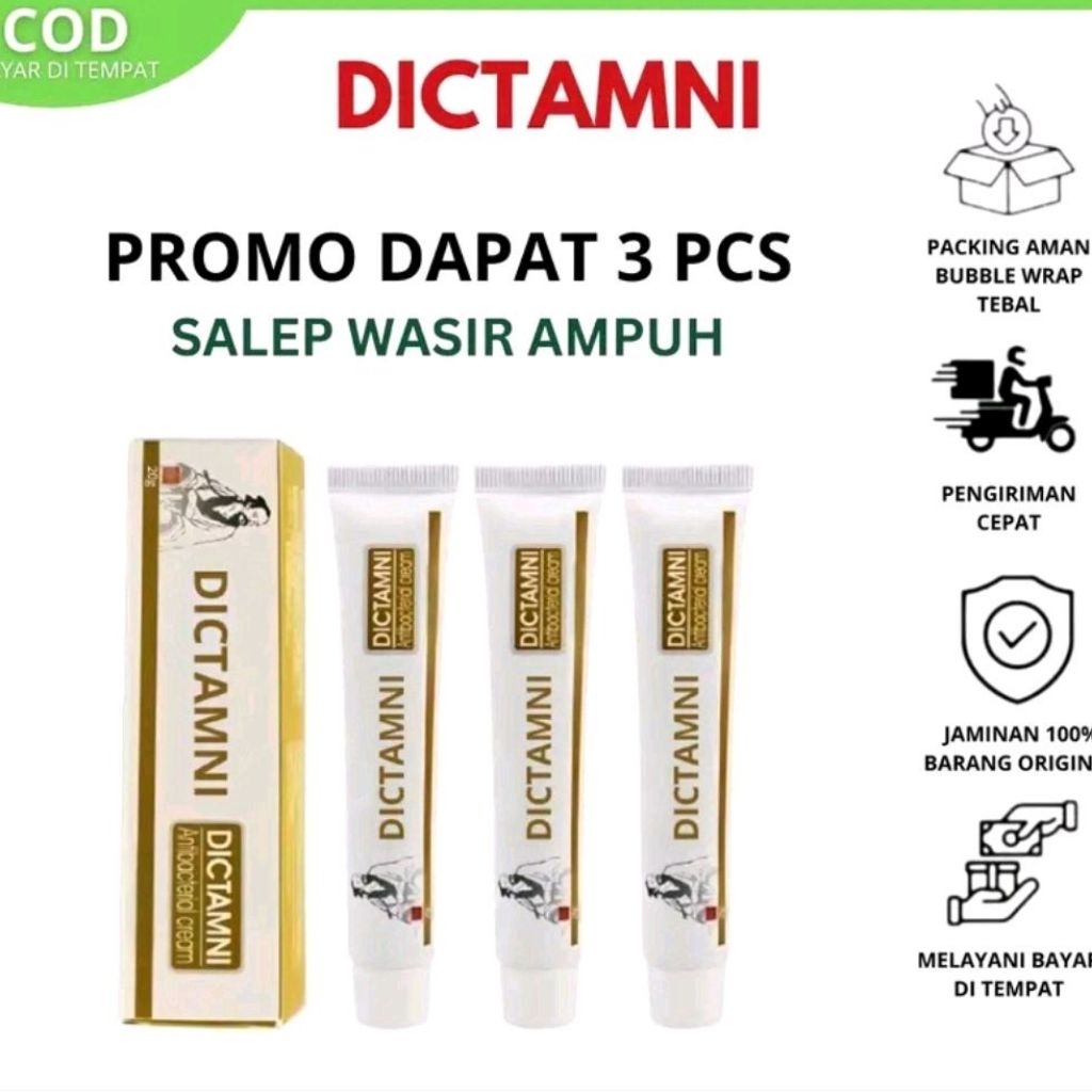 Dictamni Salep Herbal Pereda Wasir Original 10g Obat Wasir Cina Ambeien Meredakan Nyeri & Bengkak Wa