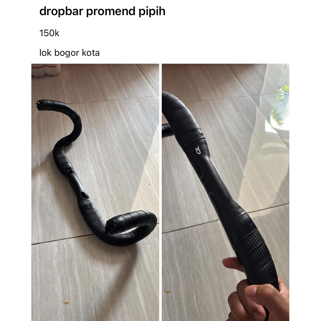 Dropbar promend aero pipih