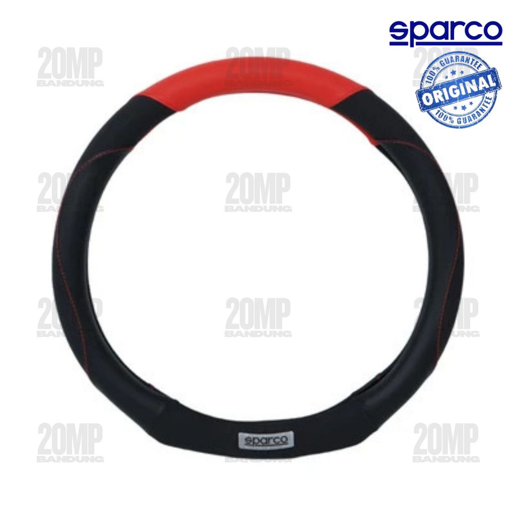 Sarung Stir Mobil Hard Logo Sparco STEERING WHEEL COVER HARD LOGO
