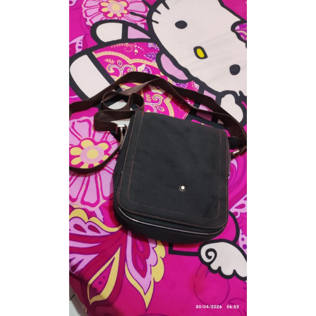 tas selempang pria mont blanc