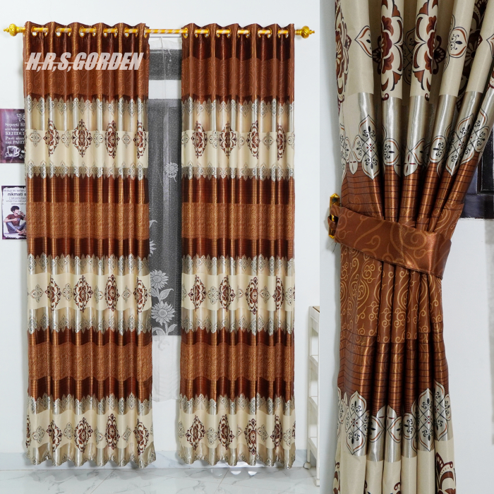 GORDEN JENDELA PINTU KAMAR MINIMALIS 4 GELOMBANG TINGGI 230,CM