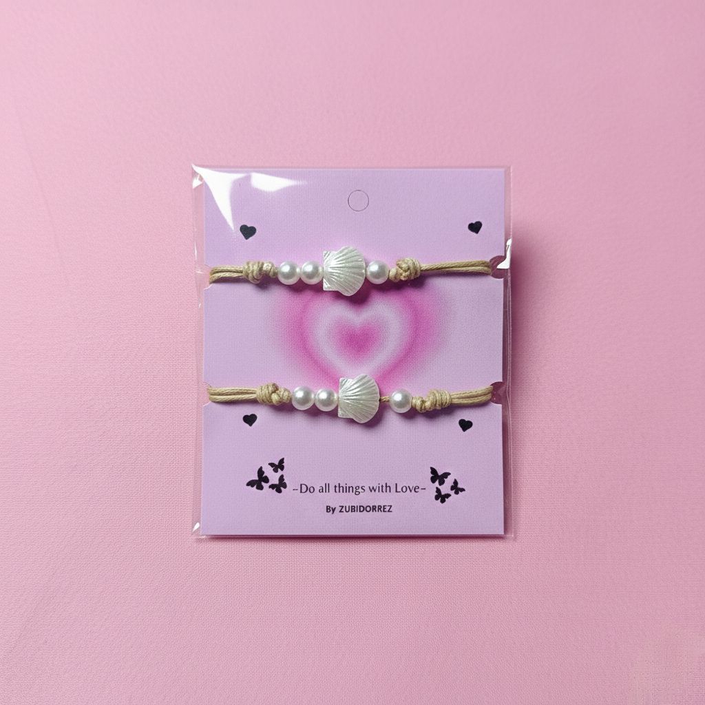 Grosir 6 Pasang Gelang Couple Kerang| Gelang Couple Kerang | Gelang Couple Love | Gelang Couple Gros