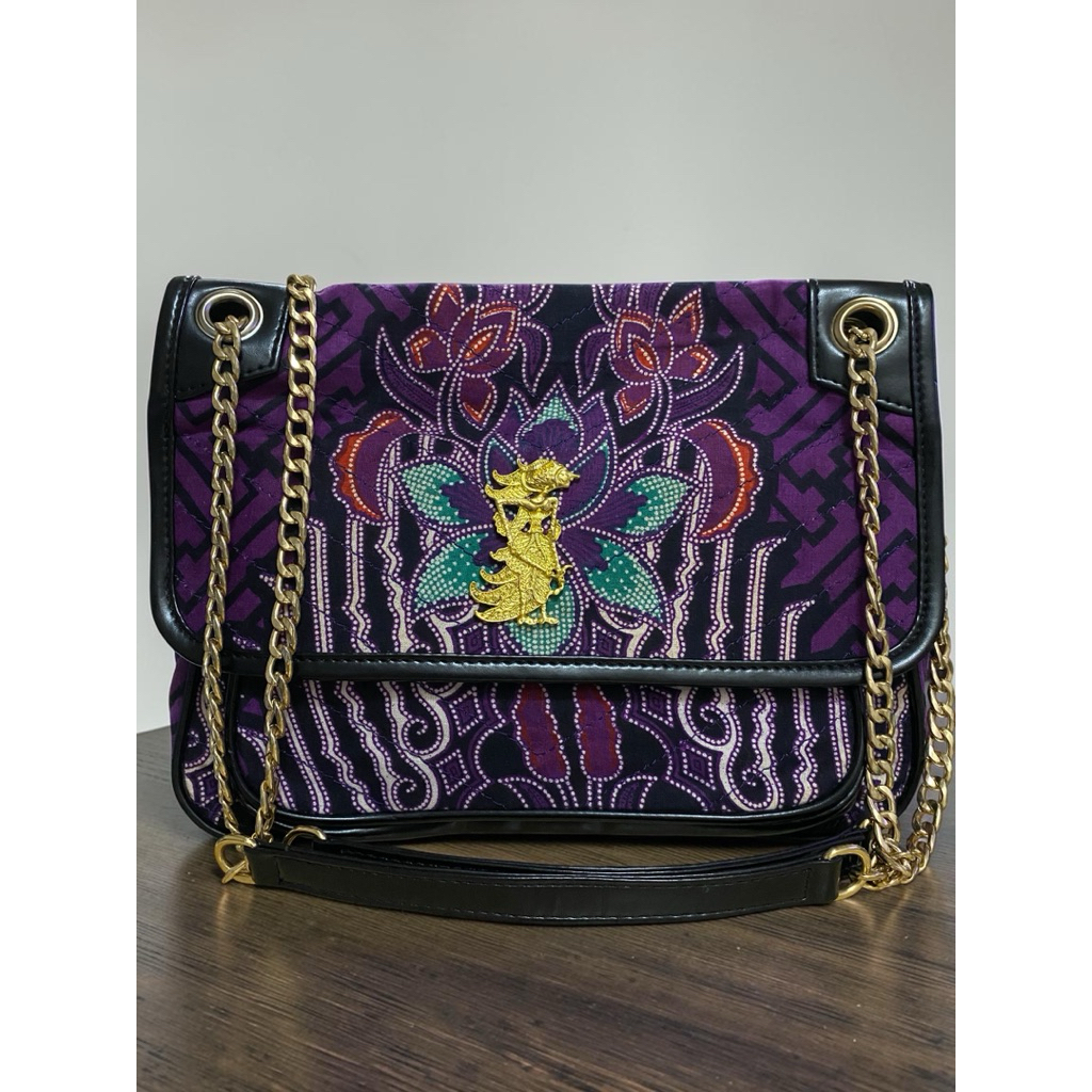 Tas Wulan Gandanegara (WG) Yakova Bag - Velvet & Batik