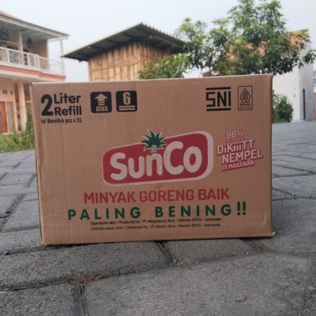 MURAH GROSIR SUNCO 2 LITER MINYAK GORENG SUNCO 2 LITER SUNCO 1 DUS