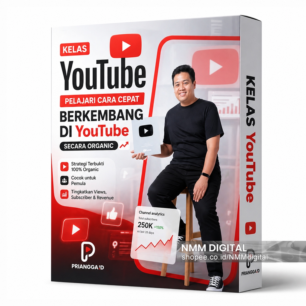 Kelas Youtube Priangga - Pelajari cara cepat berkembang di YouTube secara organic